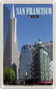 Blechschild 18x12 cm San Francisco USA Transamerica Pyramid Bildmotiv Reisemotiv Abenteuer Reisen