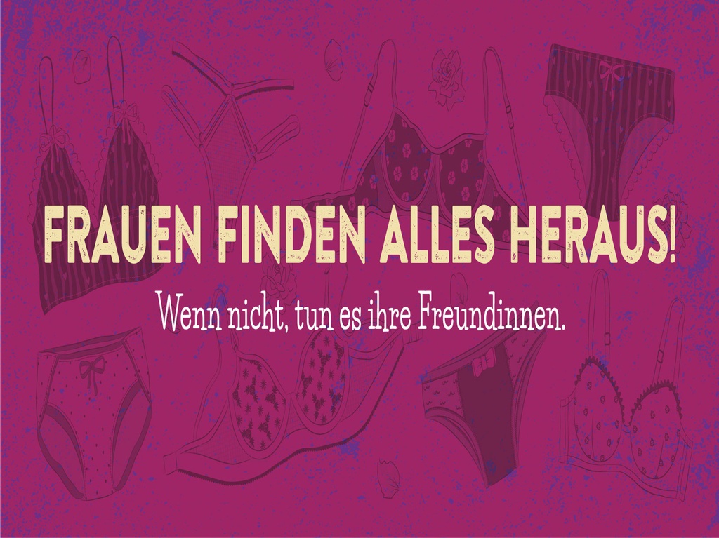 [LA-1806440] Blechschild 12x18 cm Frauen finden alles heraus