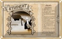 Blechschild 20x30 cm Student Beruf Arbeit