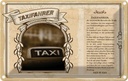 Blechschild 20x30 cm Taxifahrer Beruf Arbeit