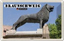 Blechschild 20x30 cm Braunschweig Burglöwe Architektur Bildmotiv Reisemotiv Abenteuer Reisen Urlaub Häuser