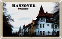 Blechschild 20x30 cm Hannover Kleefeld Architektur Bildmotiv Reisemotiv Abenteuer Reisen Urlaub Häuser