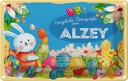 Blechschild 20x30 cm Ostergrüße ALZEY Ostern Gruß