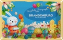 Blechschild 20x30 cm Ostergrüße BRANDENBURG Ostern Gruß