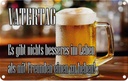 Blechschild 20x30 cm Vatertag nichts besseres Bier Spruch Zitat