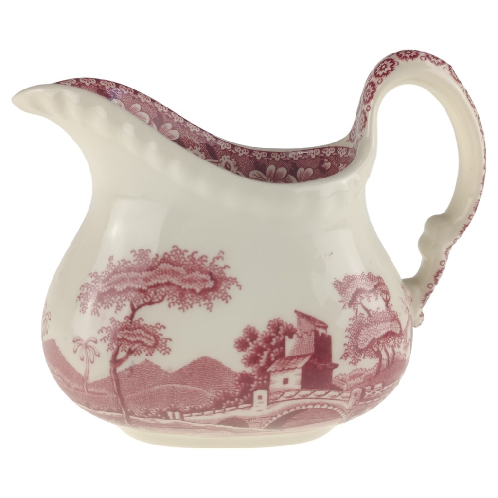 [1806067-1] Milchkännchen groß Spode Copeland Pink Tower Rot