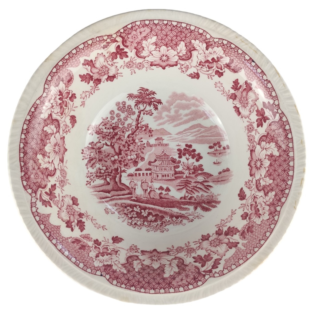 [1806110-3] Schüssel Wood´s Burslem Seaforth Rot