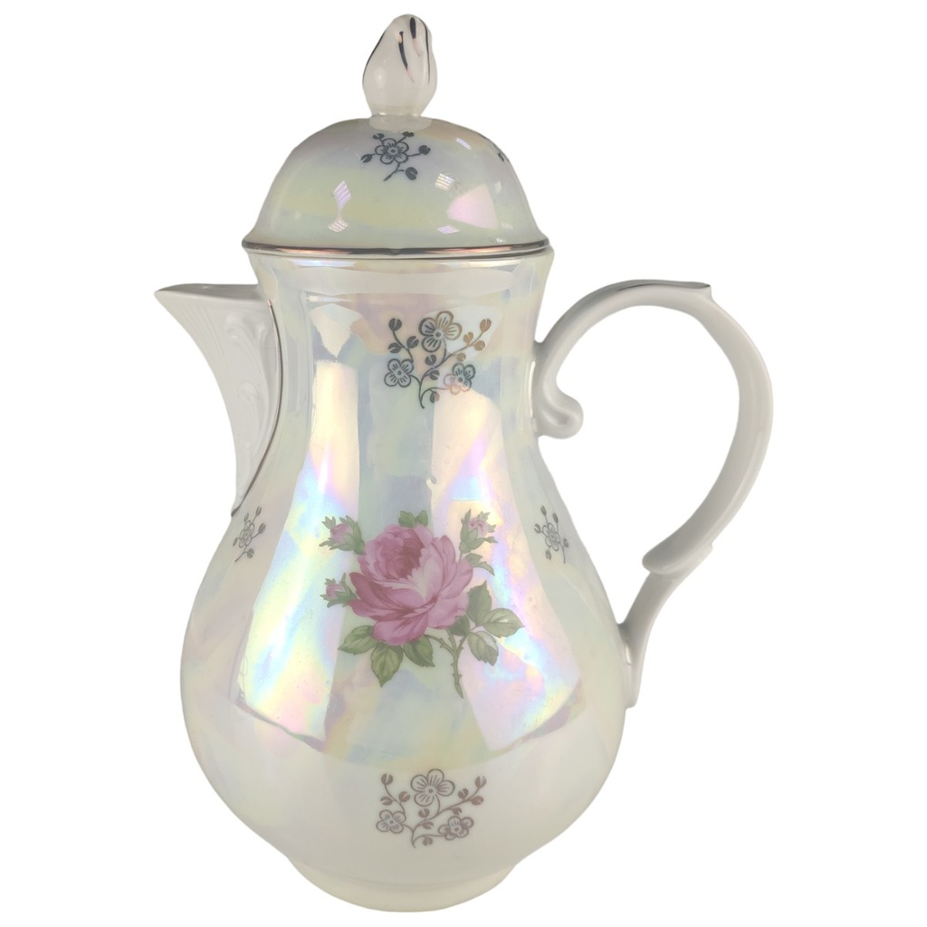 [1806126-1] Kaffeekanne 1,3 L Kahla Perlmutt Blumendekor