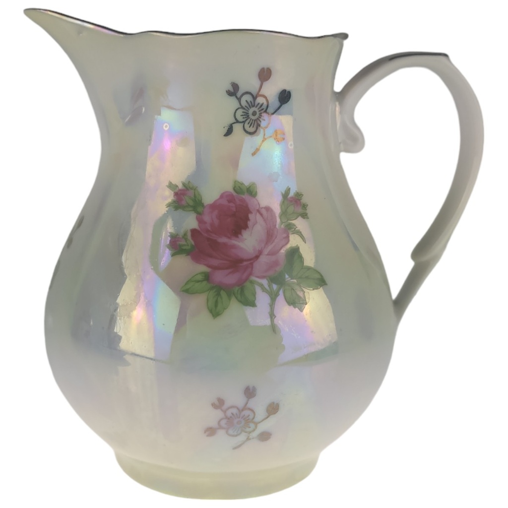 [1806131-1] Milchkännchen Kahla Perlmutt Blumendekor