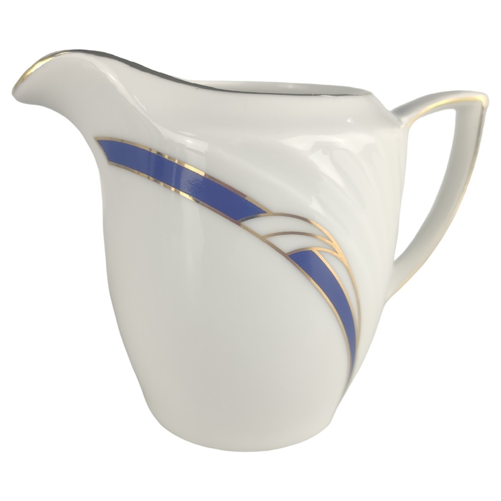 [1806142-2] Milchkännchen Winterling Röslau Relief Blau Golddekor