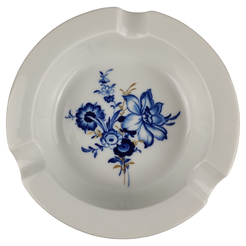 [1818145] Aschenbecher Meissen Blumenmotiv gebraucht - neuwertig