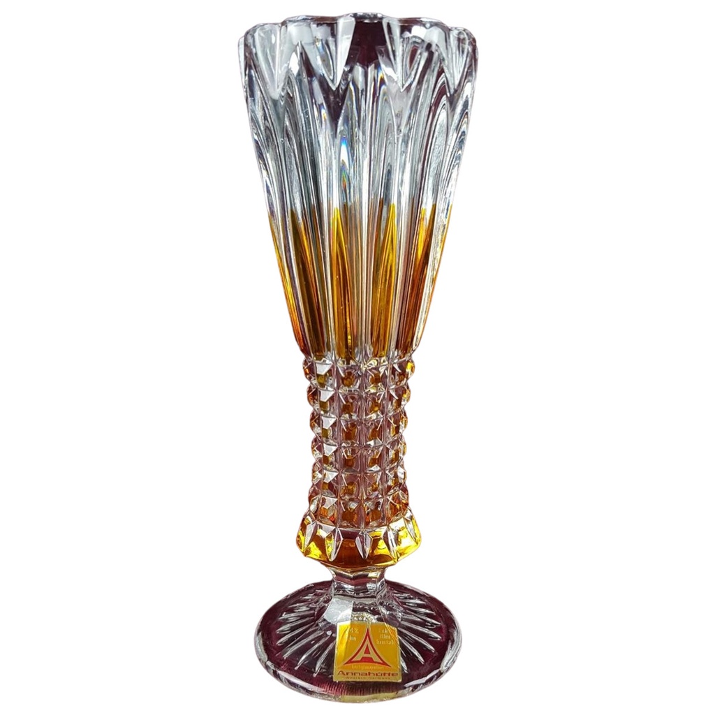 [458114423] 24 % Vase Blumenvase 20,3 cm Annahütte gebraucht - gut