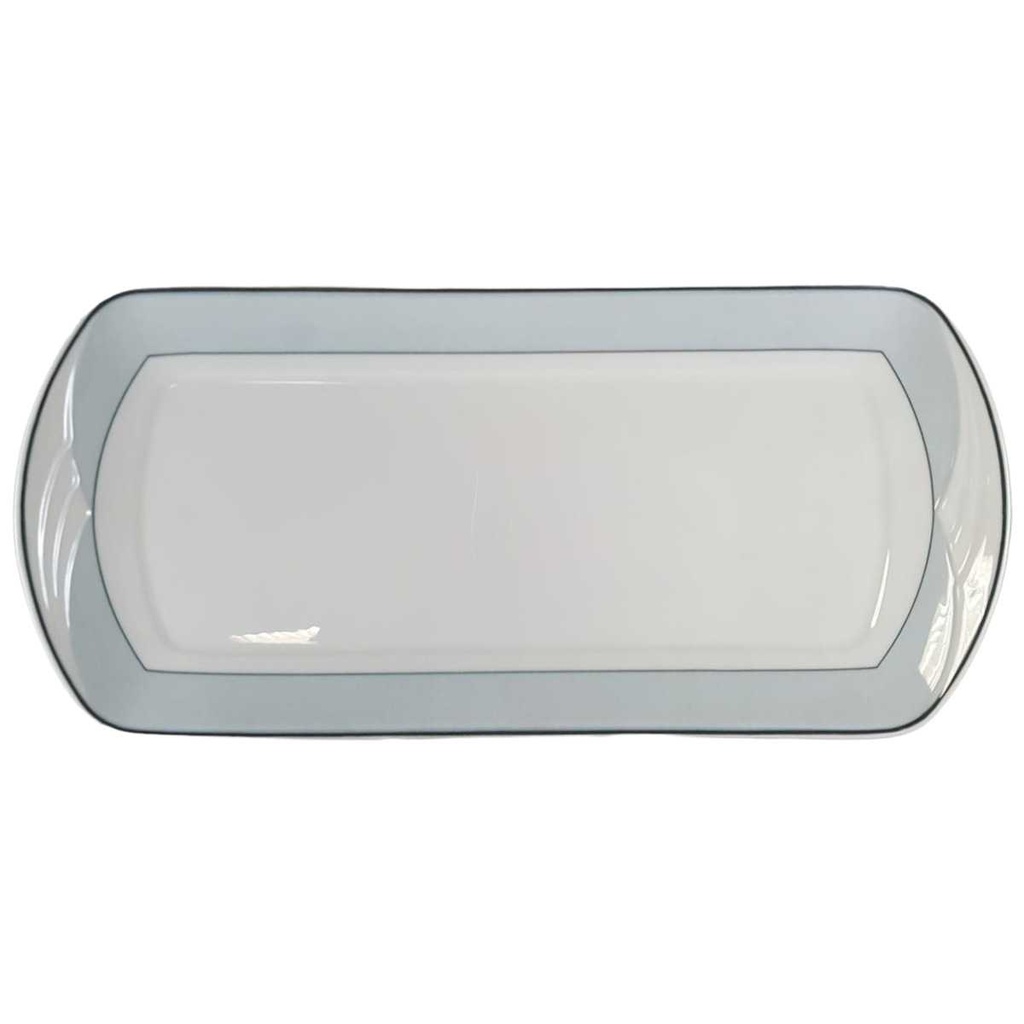 [45811845] Dessertteller Königskuchenplatte Tortenplatte Kuchenplatte Tortenständer 33,6x15,5 cm Villeroy & Boch Gallo Meteor gebraucht - neuwertig