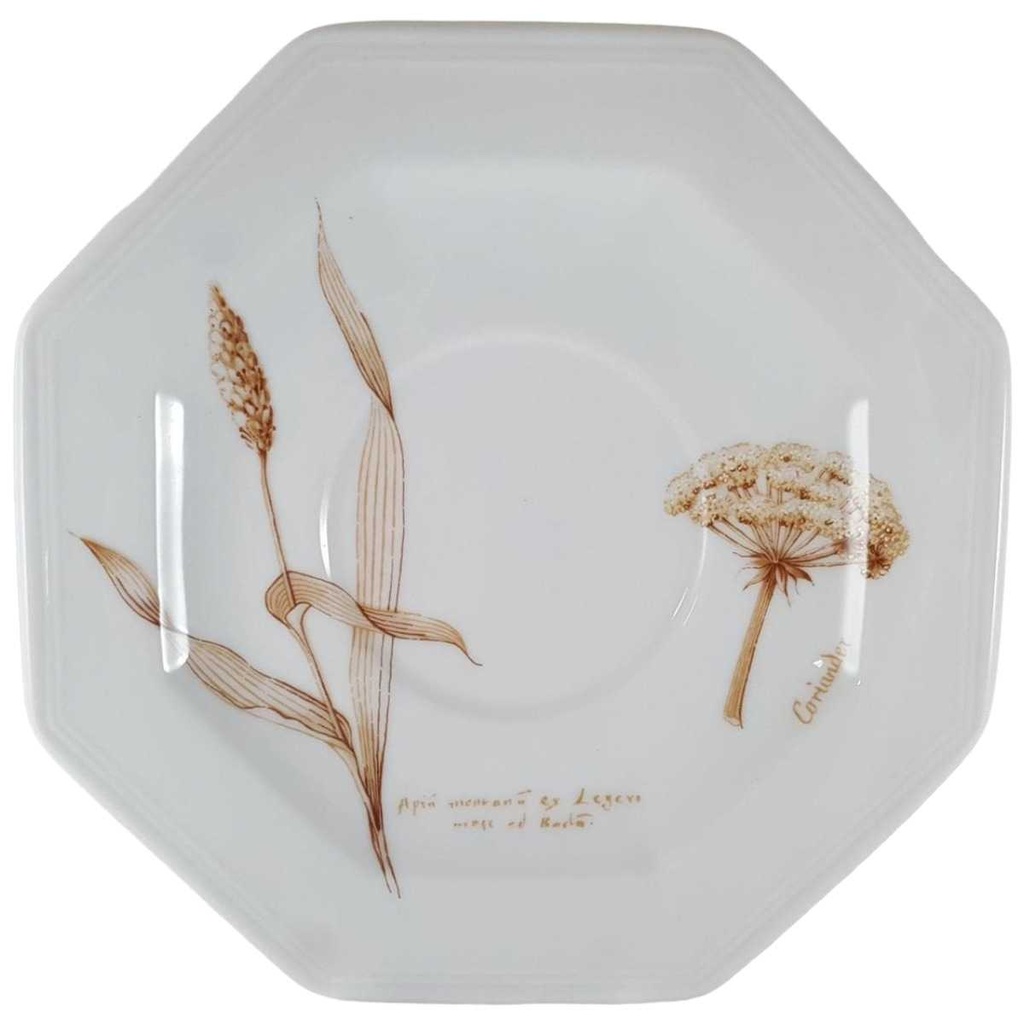 [45811853] Untertasse für Suppe Villeroy & Boch Gallo Leonardo Coriander Feldblüten gebraucht - neuwertig