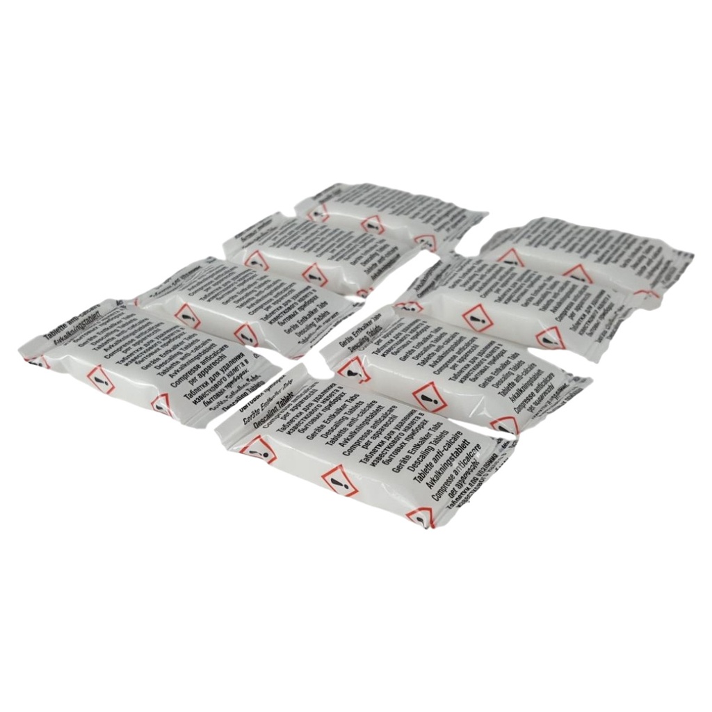 [458128552] Kaffeemaschinen Wasserkocher Entkalker Tabs Entkalkungstabletten 8 Stück 16 g