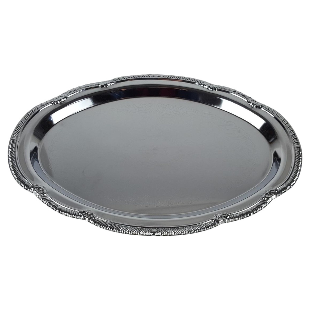 [458138809] Servierplatte 30 cm Adler Silber gebraucht - gut