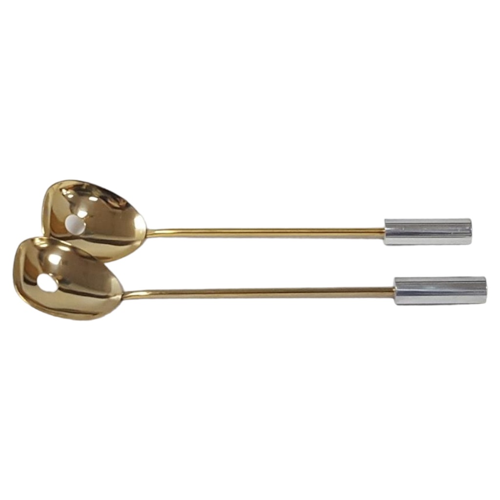 [45816349] 2 Stück Longlöffel Barlöffel Eiswürfel Modele Depose L 23,8 cm