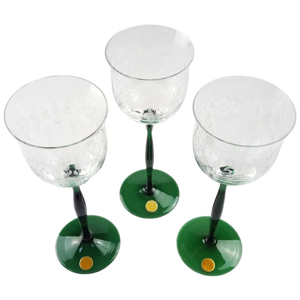 [458166083] 3er Set Weingläser Weinglas Theresienthal-Handmade Germany F.R.