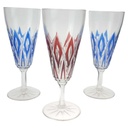 3er Set Weinglas Sektglas Sektgläser Proseccogläser Remis France Rot-Blau