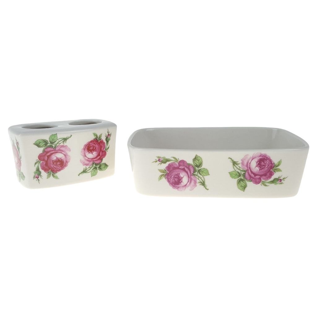 [458166603] 2er Set Seifenschale 2tlg Sgrafo Modern gebraucht - gut