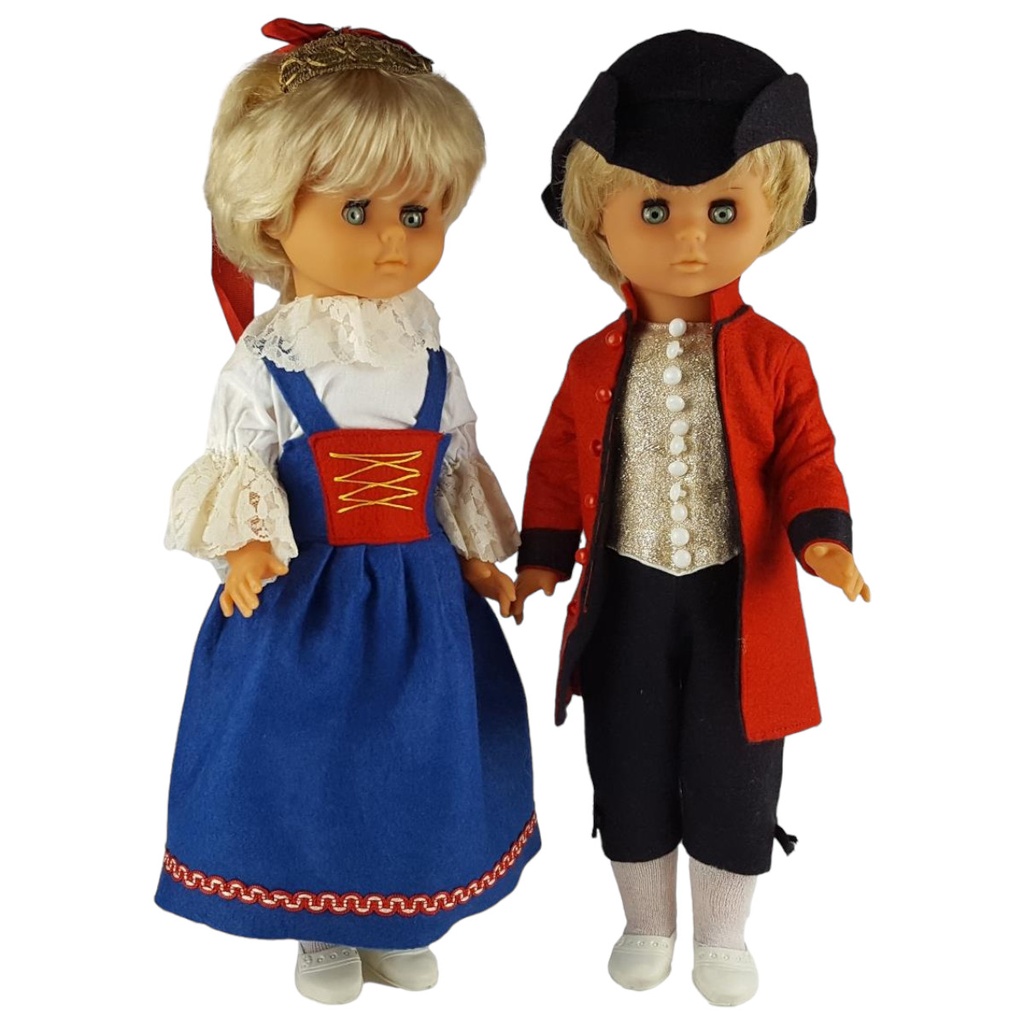 [458166705] 2er Set Puppen 48 cm Schlafaugen Souvenir