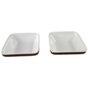 2er Set Dessertschale Dipschale Snackschale 14 cm Eschenbach Braun gebraucht - akzeptabel