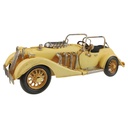 Blechmodell Blechauto Oldtimer Sportwagen Gelb Antik Eisen Gelb
