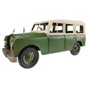 Blechmodell Blechauto Modellauto Geländewagen Grün Beige Antik