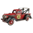 Blechmodell Blechauto Modellauto Blech Abschleppwagen Abschleppfahrzeug Rot Oldtimer