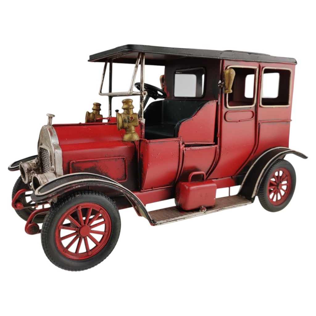 [LA-1820064] Blechmodell Blechauto Modellauto Oldtimer rot schwarz