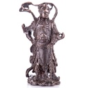Asiatica Bronzefigur Wei Tuo Beschützer Buddhistischer Kloster
