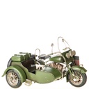 Blechmodell Militär Motorad mit Beiwagen