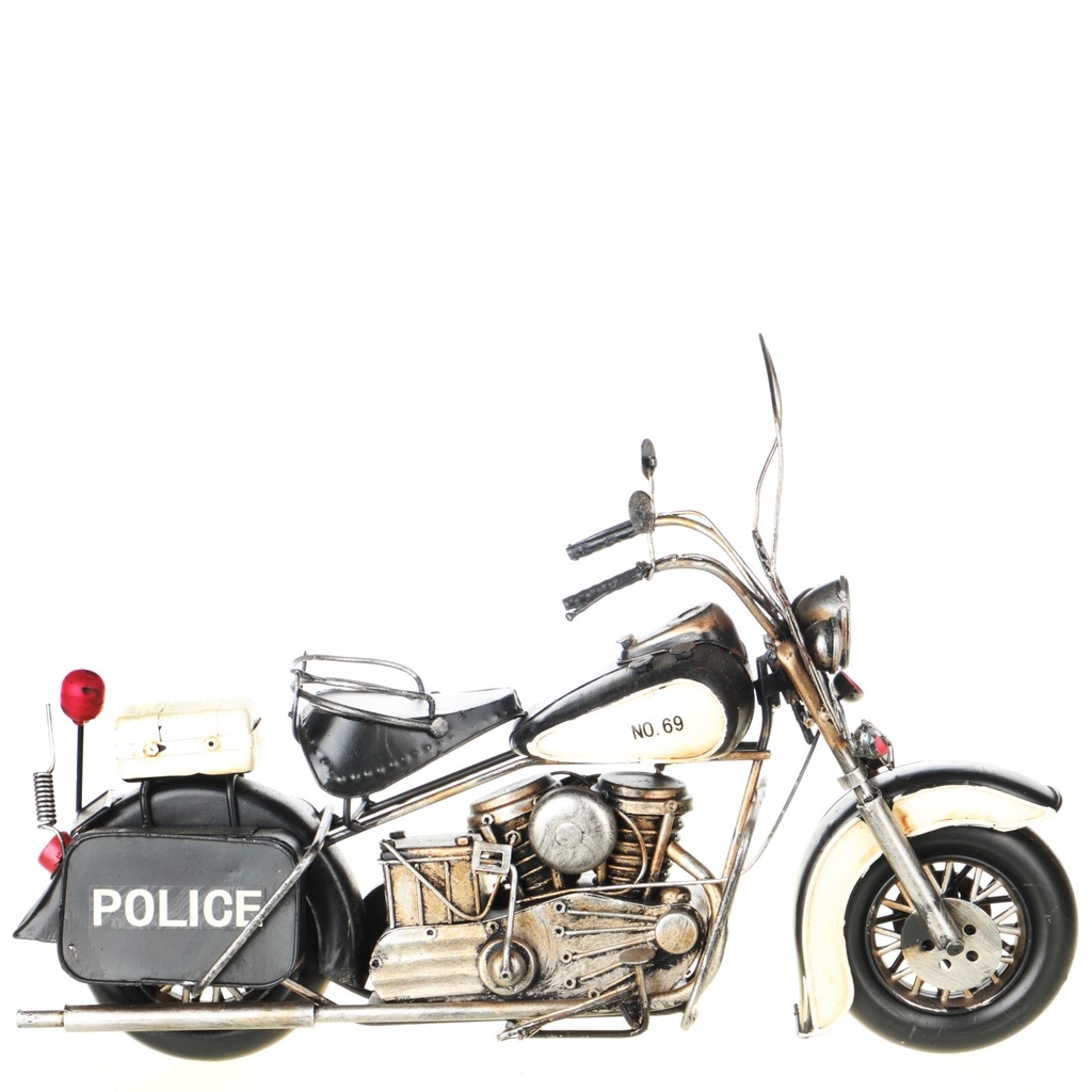 [LA-1822239] Blechmodell Polizei Motorrad