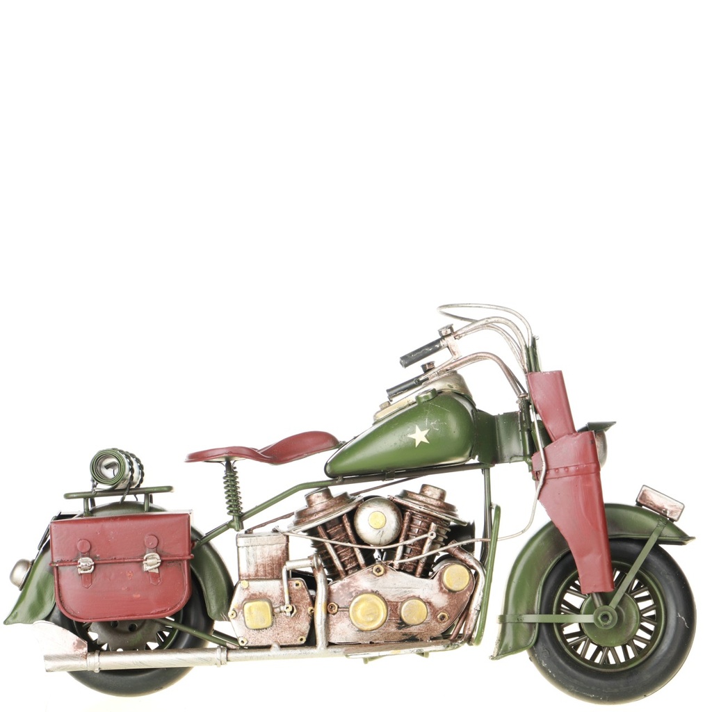 Blechmodell Militär Motorrad