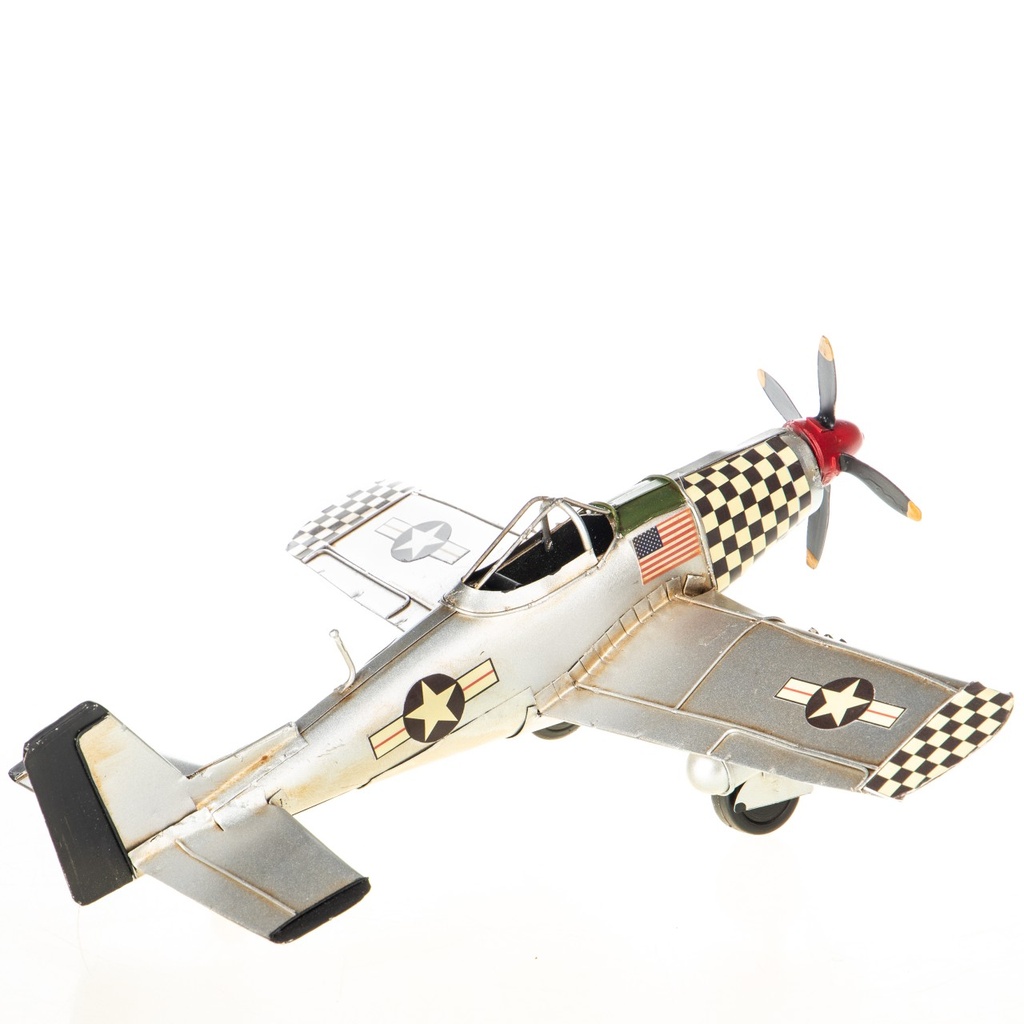 [LA-1822243] Blechmodell Militär Flugzeug