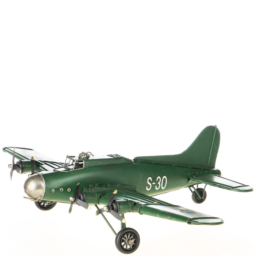 Blechmodell Militär Flugzeug