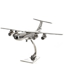 Aluminium Flugzeugmodell