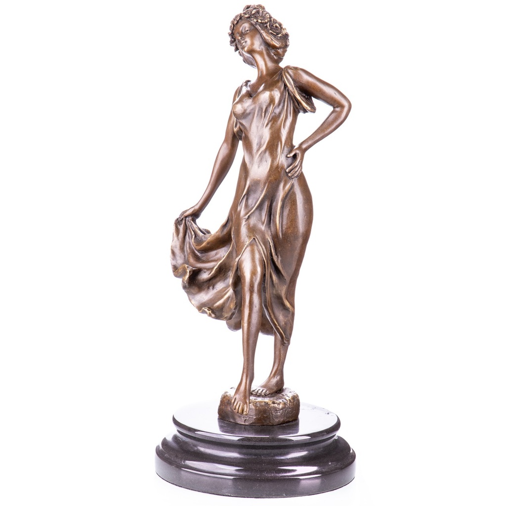 [LA-1822714] Art Deco Bronzefigur Frau