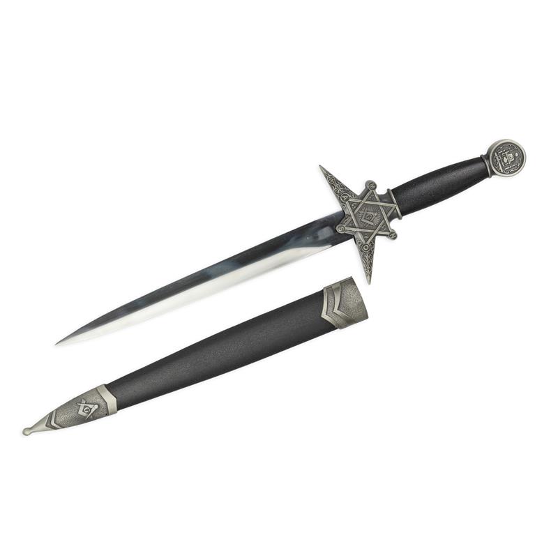 [LA-1822875] A MASONIC DAGGER - ANTIQUE SILVER