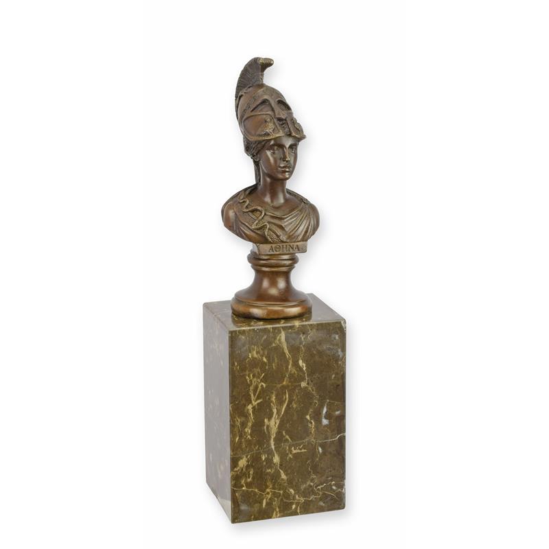[LA-1822966] A BRONZE BUST OF ATHENA