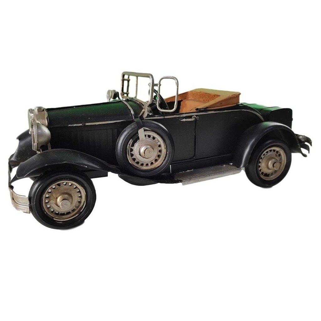 [LA-39156] Blechmodell Blechauto Modellauto Cabrio Oldtimer Schwarz