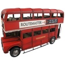 Blechmodell Blechauto Modellauto Nutzfarzeug Autobus Doppeldecker