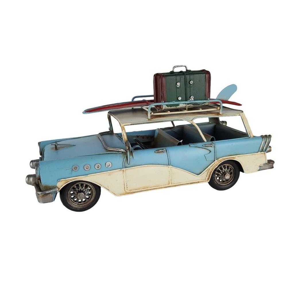 [LA-39171] Blechmodell Blechauto Modellauto Kombi mit Dachgepäck