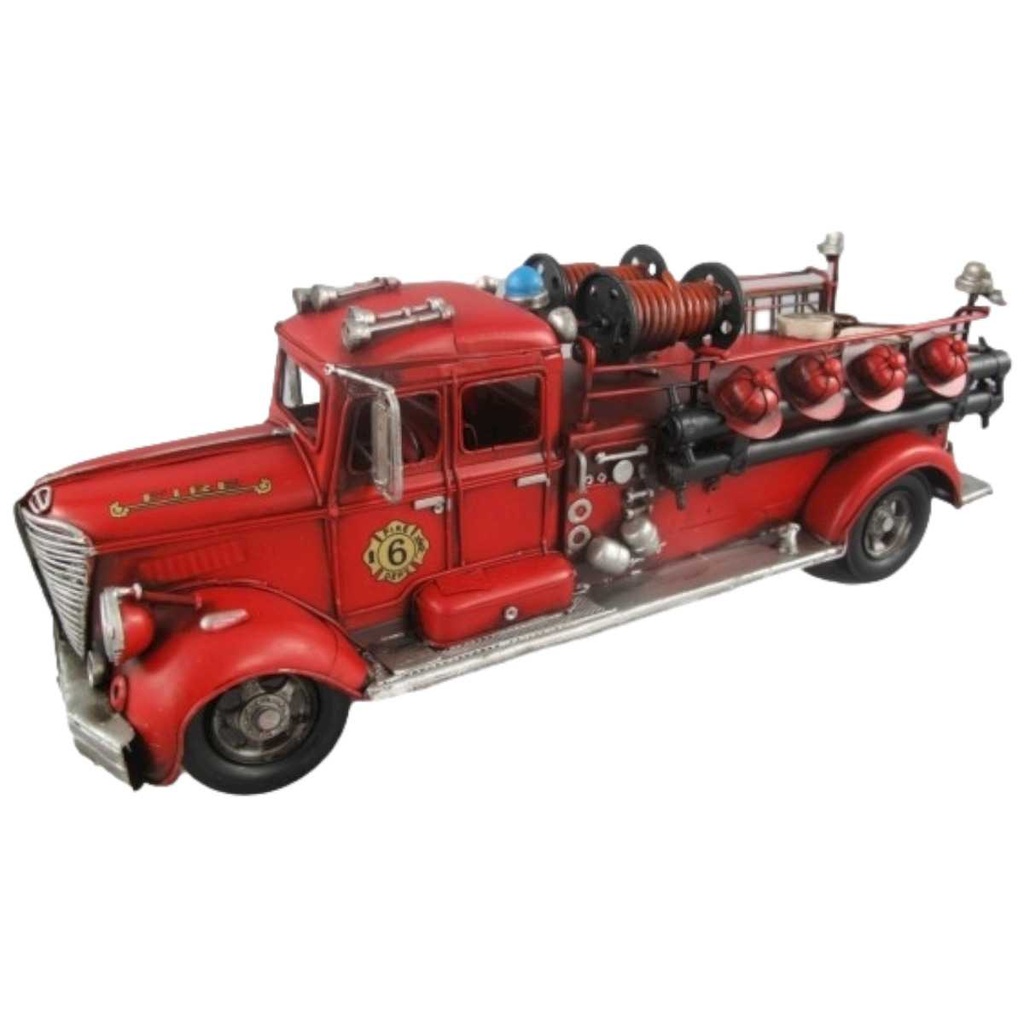 [LA-39183] Blechmodell Blechauto Modellauto Feuerwehrwagen Feuerwehrauto