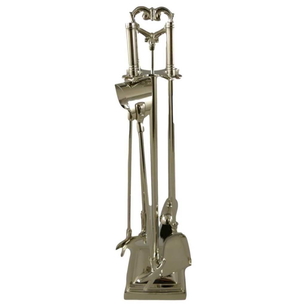 [LA-39683] Aluminium Kaminbesteck H 68 cm