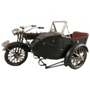 Blechmodell Blechmotorrad Modellmotorrad Motorrad mit Beiwagen