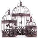 3er Set Vogelkäfige Pflanzkäfige klein mittel groß 3 Größen #63531