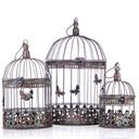 3er Set Vogelkäfige Pflanzkäfige klein mittel groß 3 Größen #63533