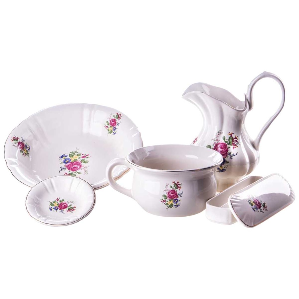 [LA-63923] 5tlg. Waschset Keramik