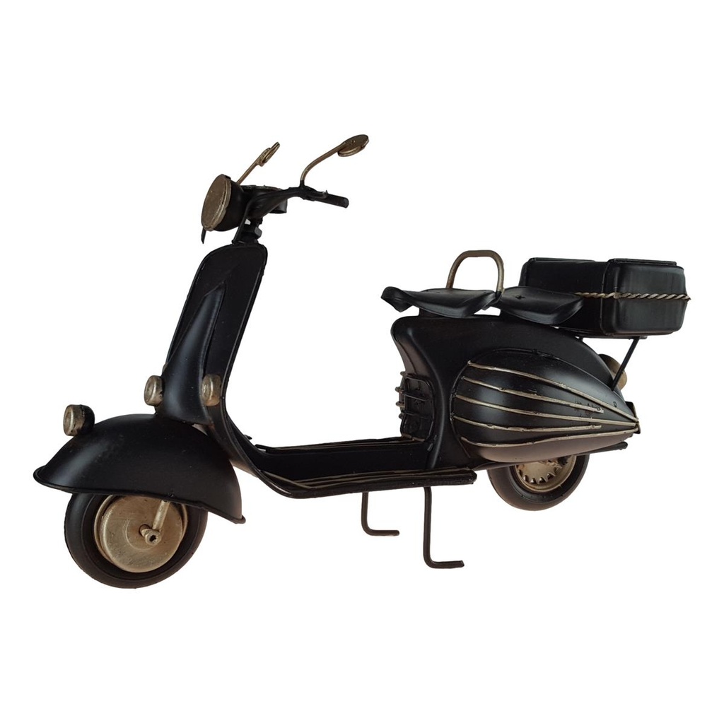 [LA-64955] Blechmodell Blechroller Motorroller Moped schwarz